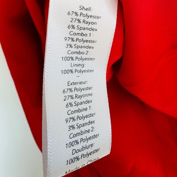 LIKELY x REVOLVE Ina Ruffle Red Off The Shoulder Ruffle Mini Dress Sz 6 / Small - Picture 9 of 13